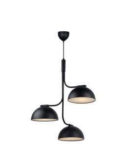 DFTP by NORDLUX TULLIO pendant lamp 3xE14 25W Metal Black