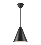 Scandinavian style pendant lamps - DFTP by NORDLUX NONO pendant lamp 1xE27 40W Metal Black - product 1
