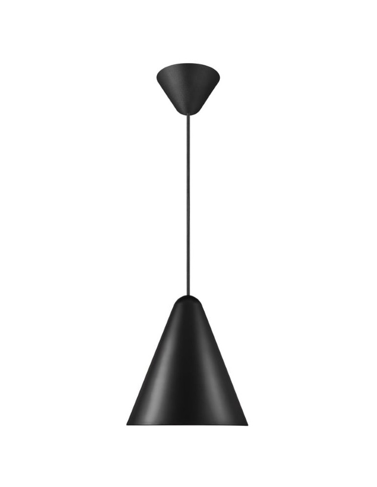 Scandinavian style pendant lamps - DFTP by NORDLUX NONO pendant lamp 1xE27 40W Metal Black - product kolory-swiatla.pl 3