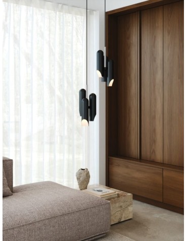 DFTP by NORDLUX Lampa wisząca ROCHELLE 1xGU10 8W Metal Czarny - produkt 2