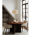 Scandinavian style pendant lamps - DFTP by NORDLUX Pendant lamp TAKAI 1xE27 25W Textile Beige - product 2