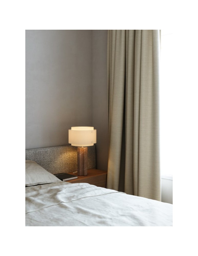 Scandinavian style table lamps - DFTP by NORDLUX TAKAI table lamp 1xE27 25W Textile Beige. - product kolory-swiatla.pl 2