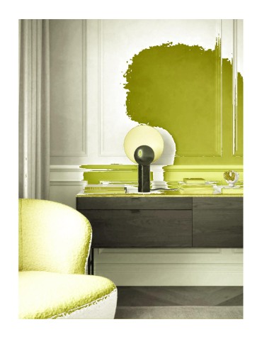 DFTP by NORDLUX Lampa stołowa CACHÉ 1xGU10 40W Marmur Czarny mat - produkt 2