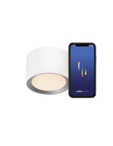 NORDLUX Landon Smart 1xLED Metal White ceiling lamp 2110840101