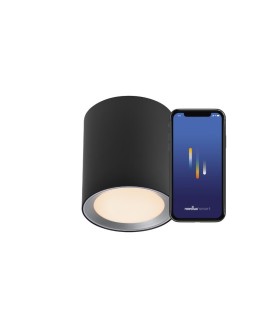NORDLUX Ceiling lamp LandonSmar 1xLED Metal Black 2110850103