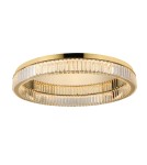 Ceiling lamps with crystals - Azzardo SPARK Ceiling 80 DIMM GO Gold Gloss/Transparent 1xLED Dimmable Option AZ5786 - product 1