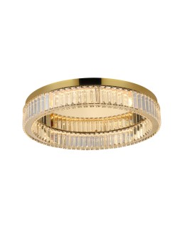 Azzardo SPARK Sufitowa 60 DIMM GO Złoty Połysk/Transparentny 1xLED Opcja Ściemniania AZ5784