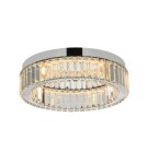 Ceiling lamps with crystals - Azzardo SPARK Ceiling 40 DIMM CH Chrome/Transparent 1xLED Dimmable Option AZ5783 - product 1