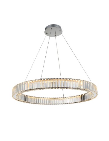 Azzardo SPARK Pendant 80 DIMM CH Chrome/Transparent 1xLED Dimmable Option AZ5791