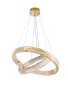 Azzardo SPARK Pendant 60+80 DIMM GO Gold Gloss/Transparent 2xLED Dimmable Option AZ5792
