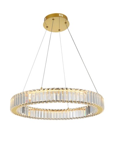 Azzardo SPARK Pendant 60 DIMM GO Gold Gloss/Transparent 1xLED Dimmable Option AZ5788