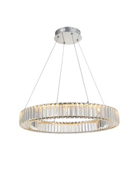 Azzardo SPARK Pendant 60 DIMM CH Chrome/Transparent 1xLED Dimmable Option AZ5789