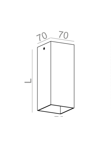 Aqform QUPET surface-mounted 50cm 40299-0000-U8-PH - product 2