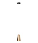 Single pendant lamps - Azzardo CAPRI B GO Gold 1xLED Pendant 3000K AZ5650 - product 1