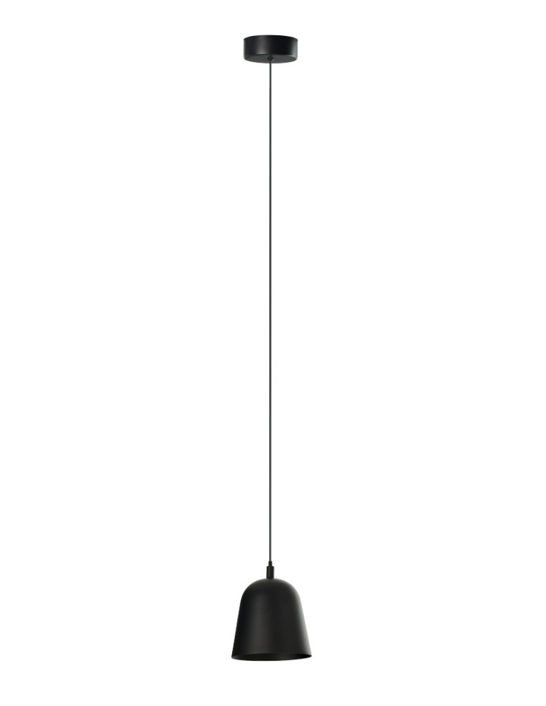 Single pendant lamps - Azzardo CAPRI A BK Black Matte 1xLED Pendant 3000K AZ5646 - product kolory-swiatla.pl 1