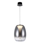 LED pendant lamps - Azzardo PAMELA 27 BK CHROME Smoky/Black Chrome 1xLED LED pendant AZ5826 - product 1