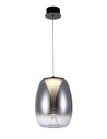 Azzardo PAMELA 27 BK CHROME Smoky/Black Chrome 1xLED LED pendant AZ5826