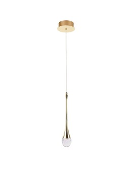 Azzardo DALMA 1 GO Gold Gloss/Transparent 1xLED Pendant AZ6006