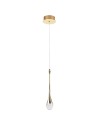 Azzardo DALMA 1 GO Gold Gloss/Transparent 1xLED Pendant AZ6006
