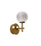 Glamour wall lamps - Azzardo EDEM WALL GO Gold Gloss/Transparent 1xLED Wall Mount AZ6014. - product 1