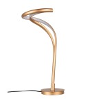 LED table lamps - Azzardo Table TWIST TABLE 3-STEP DIMM GO Gold Matte 1xLED 3 Brightness Modes AZ5736 - product 1