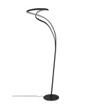 LED floor lamps - Azzardo TWIST Floor 3-STEP DIMM BK Black Matte 1xLED 3 Brightness Modes AZ5737 - product 1