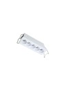 Azzardo TETRIX 5 GIPS 10W CCT DIMM WH White 1xLED Flush Mounted Light Color Change Switch Dimming Option AZ6275