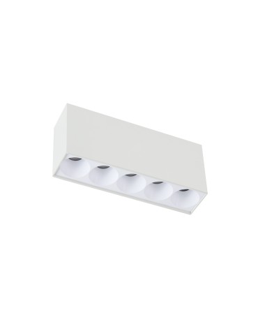 Azzardo TETRIX 5 8W CCT DIMM WH White 1xLED Surface-mounted Light Color Change Switch Dimming Option AZ6279