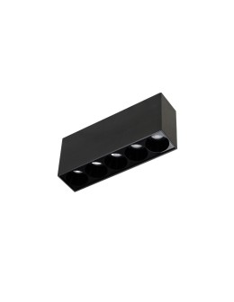 Azzardo TETRIX 5 8W CCT DIMM BK Black Matte 1xLED Surface-mounted Light Colour Change Switch Dimmable Option AZ6280