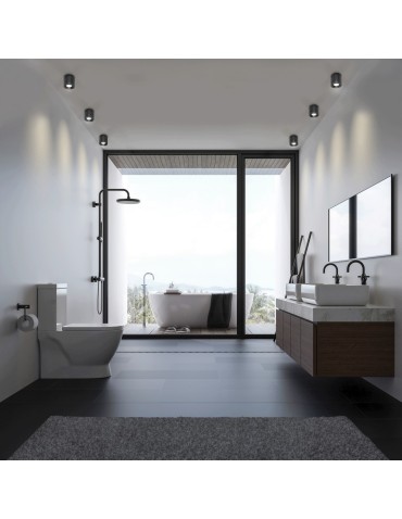 YASKR Luna Tube 1xGU10 black IP65 CL0103-BK Black - product 2