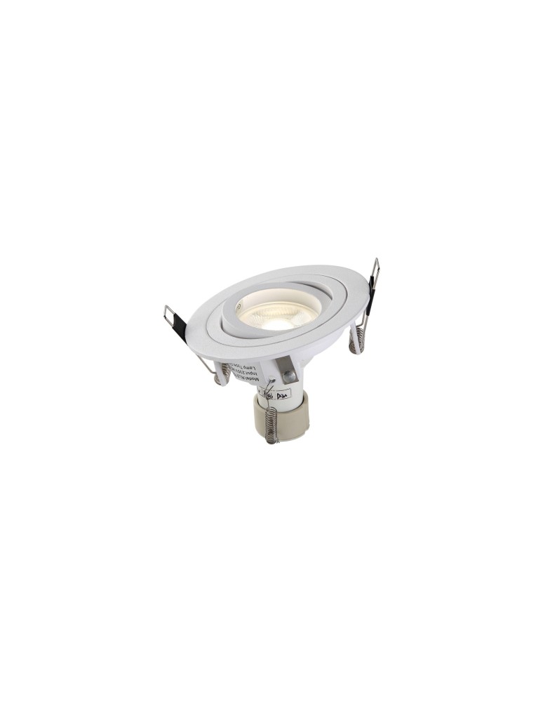 Round flush-mounted lamps - YASKR Halo Mesh 1xGU10 white RL0103-WH White - product kolory-swiatla.pl 6