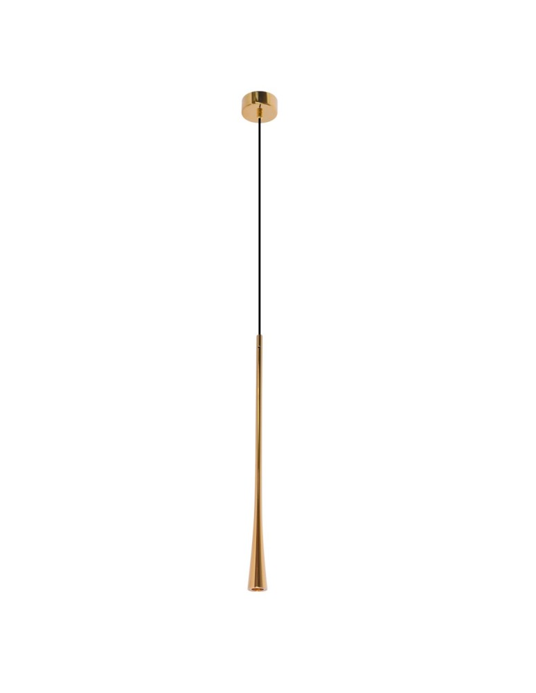 Pendant tube lamps - YASKR Elysia 1xLED Gold Pendant Lamp PL0121-GD Gold - product kolory-swiatla.pl 1