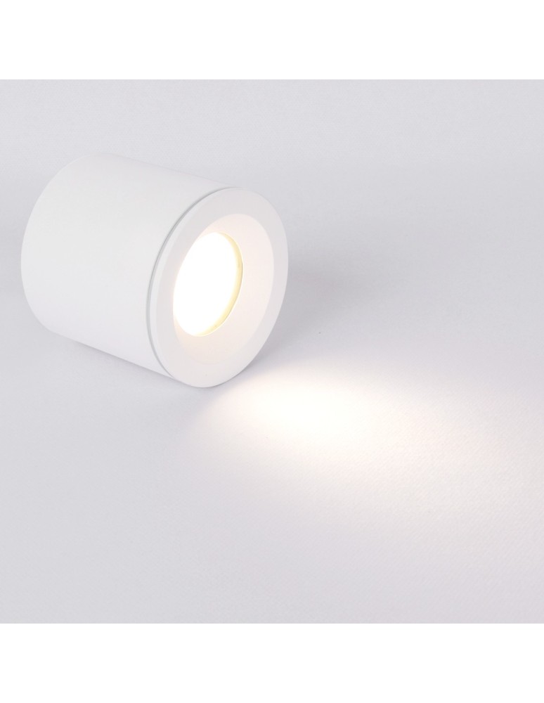 Hermetic ceiling luminaires - YASKR Luna Tube 1xGU10 white IP65 CL0103-WH White - product kolory-swiatla.pl 6