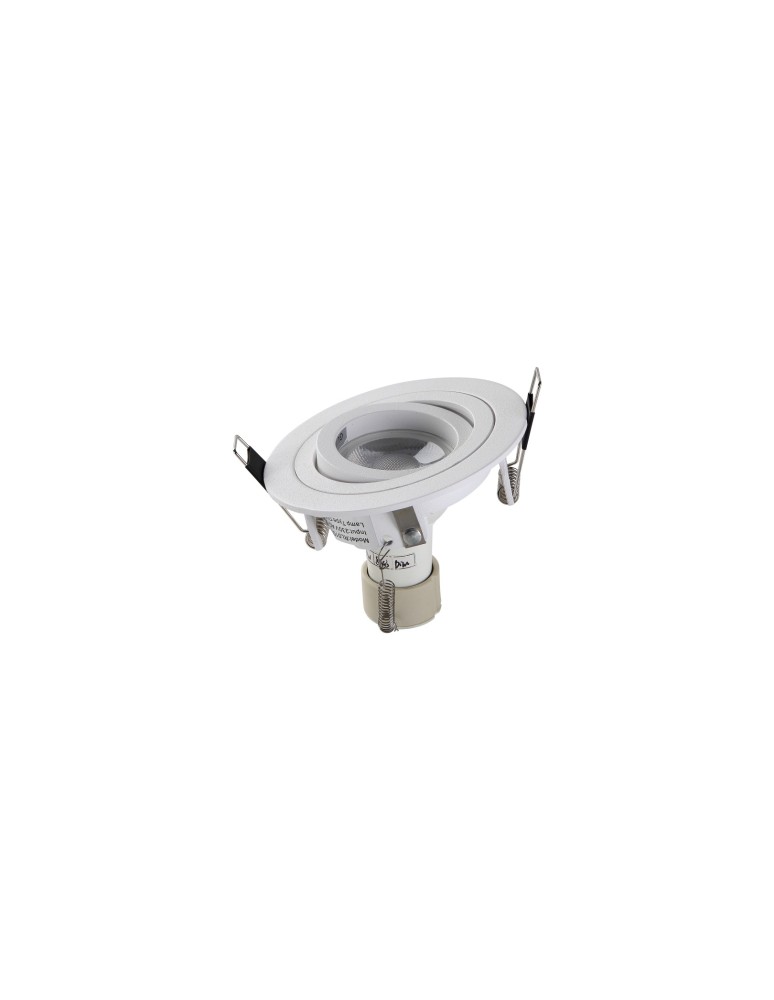 Round flush-mounted lamps - YASKR Halo Mesh 1xGU10 white RL0103-WH White - product kolory-swiatla.pl 7