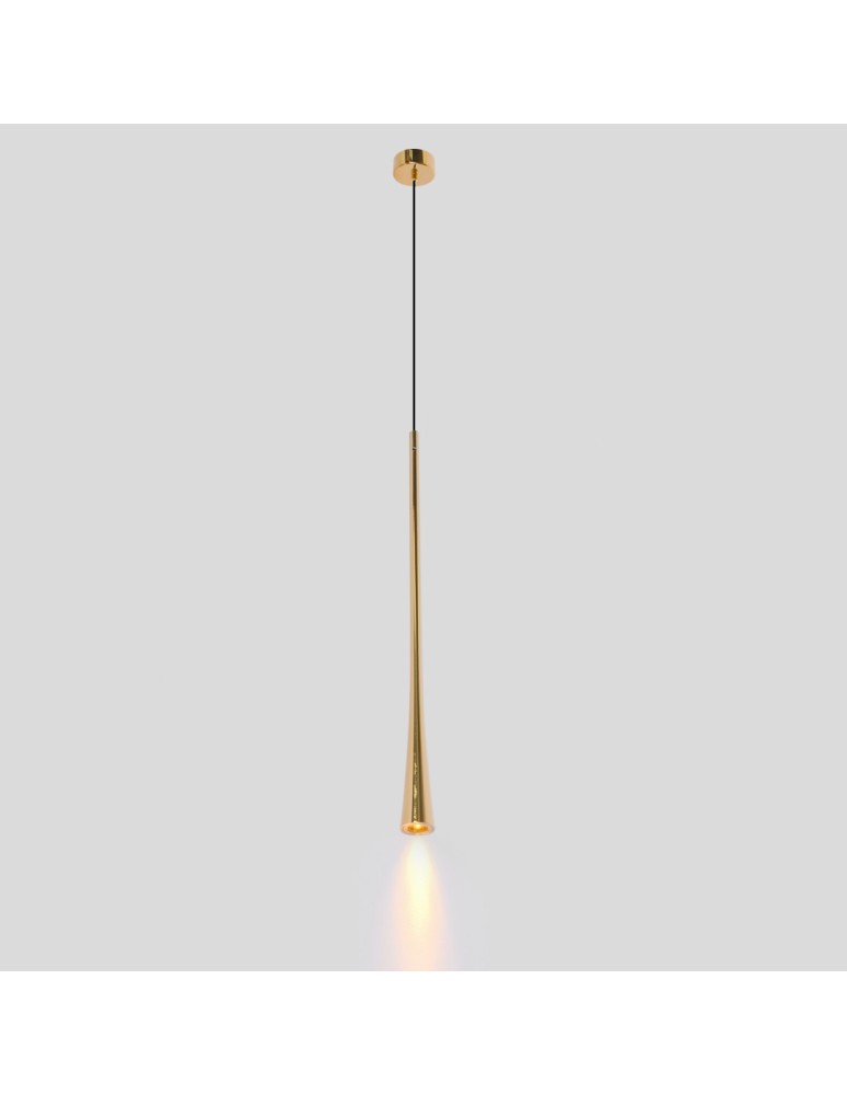 Pendant tube lamps - YASKR Elysia 1xLED Gold Pendant Lamp PL0121-GD Gold - product kolory-swiatla.pl 4