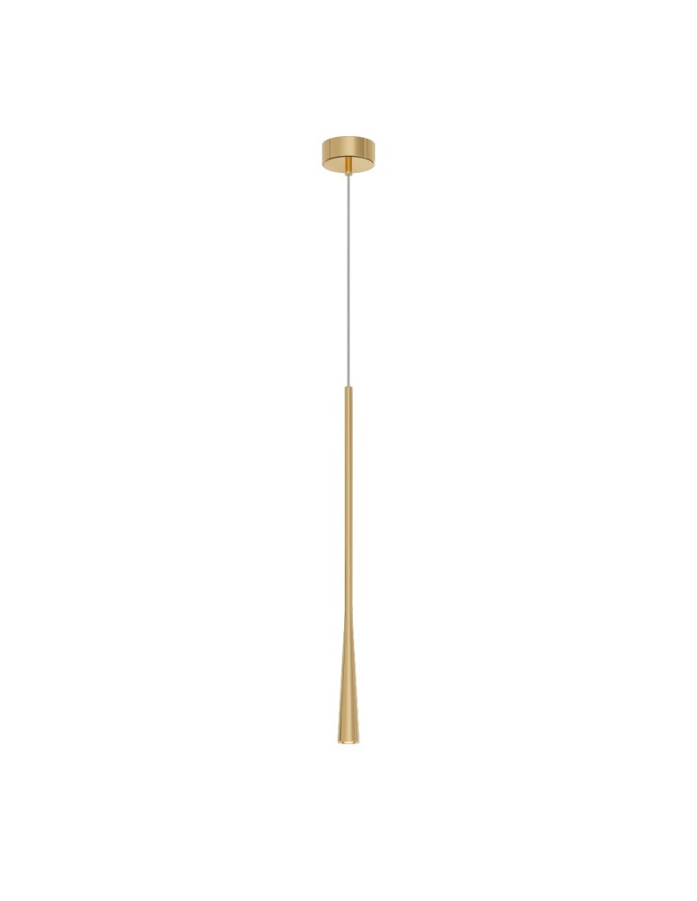 Pendant tube lamps - YASKR Elysia 1xLED Gold Pendant Lamp PL0121-GD Gold - product kolory-swiatla.pl 5
