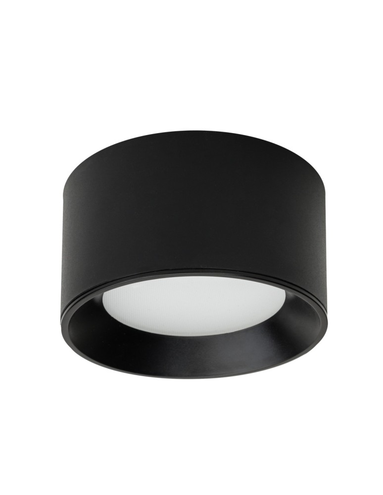Bathroom ceiling lamps - Italux Sirius Surface-mounted Black IP44 1xLED 8W 3000K+4000K WG-604A/BJ-WW/MULTI - product kolory-swiatla.pl 1
