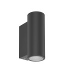 Outdoor wall lamps - Italux Lenta 3K Outdoor Wall Mounted Black Sandblasted IP54 2xLED 14W 3000K OWL-2804-2-3K - product 1