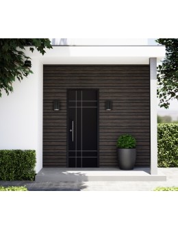 Italux Lenta 3K Outdoor Wall Mounted Black Sandblasted IP54 1xLED 15W 3000K OWL-2805-1-3K - product 2