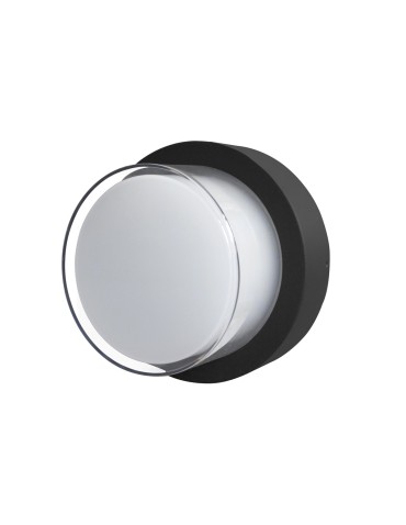 Italux Rosta Outdoor Wall Mounted Black Sandblasted IP54 1xLED 5W 4000k OWL-3062-S-4K