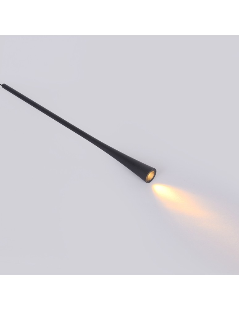 Pendant tube lamps - YASKR Elysia Pendant Lamp 1xLED black PL0121-BK Black - product kolory-swiatla.pl 4