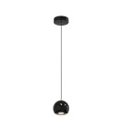 Single pendant lamps - YASKR Aurenia Pendant Lamp 1xLED black PL0122-CB Black - product 1
