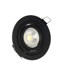 Round flush-mounted lamps - YASKR Halo Mesh 1xGU10 black RL0103-BK Black - product 1