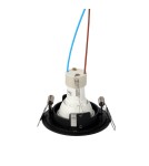 Round flush-mounted lamps - YASKR Halo Mesh 1xGU10 black RL0103-BK Black - product 3