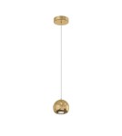 Single pendant lamps - YASKR Aurenia Pendant Lamp 1xLED Gold PL0122-GD Gold - product 1