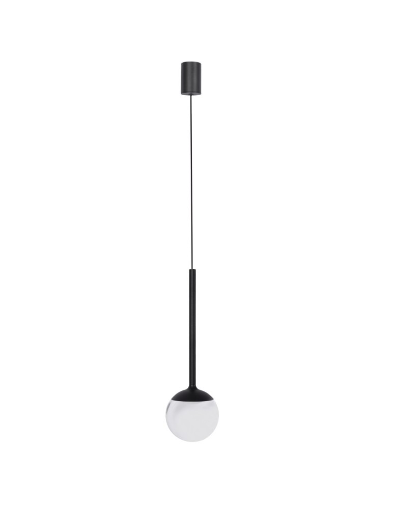 Pendant lamps spheres - YASKR Orra Pendant Lamp 1xLED black IP44 PL0105-BK Black - product kolory-swiatla.pl 1