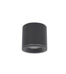 Hermetic ceiling luminaires - YASKR Luna Tube 1xGU10 black IP65 CL0103-BK Black - product 1
