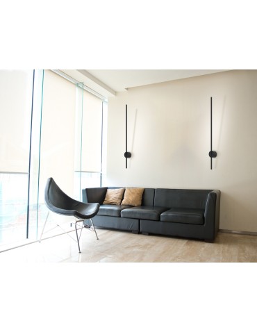 YASKR Kinkiet Chloe 1xLED czarny IP44 WL0107-BK  Czarny - produkt 2