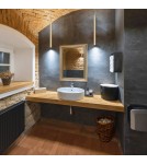 Pendant tube lamps - YASKR Elin Pendant Lamp 1xLED gold IP44 PL0123-GD Gold - product 2