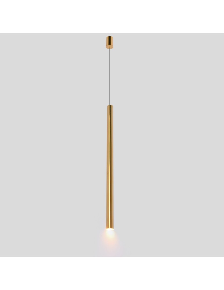 Pendant tube lamps - YASKR Elin Pendant Lamp 1xLED gold IP44 PL0123-GD Gold - product kolory-swiatla.pl 3